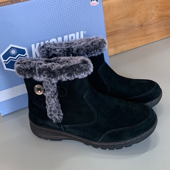 Khombu Shoes - NIB Women’s Khombu Iris All Seasons Leather Zipper Boot Black